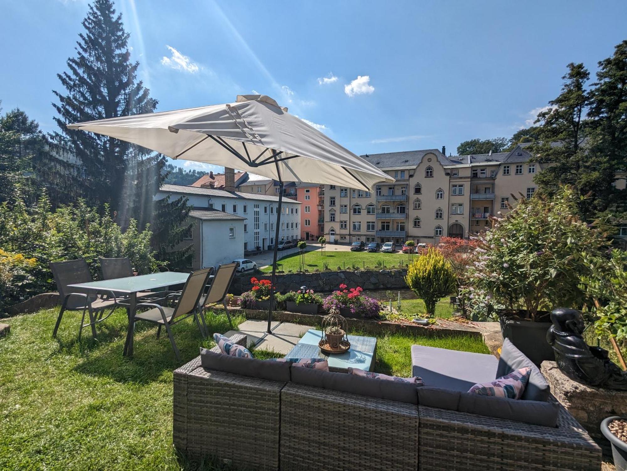 Hw3 - Urlaubsmagie - Helle, Grosse Wohnung Mit Pool Sebnitz Buitenkant foto