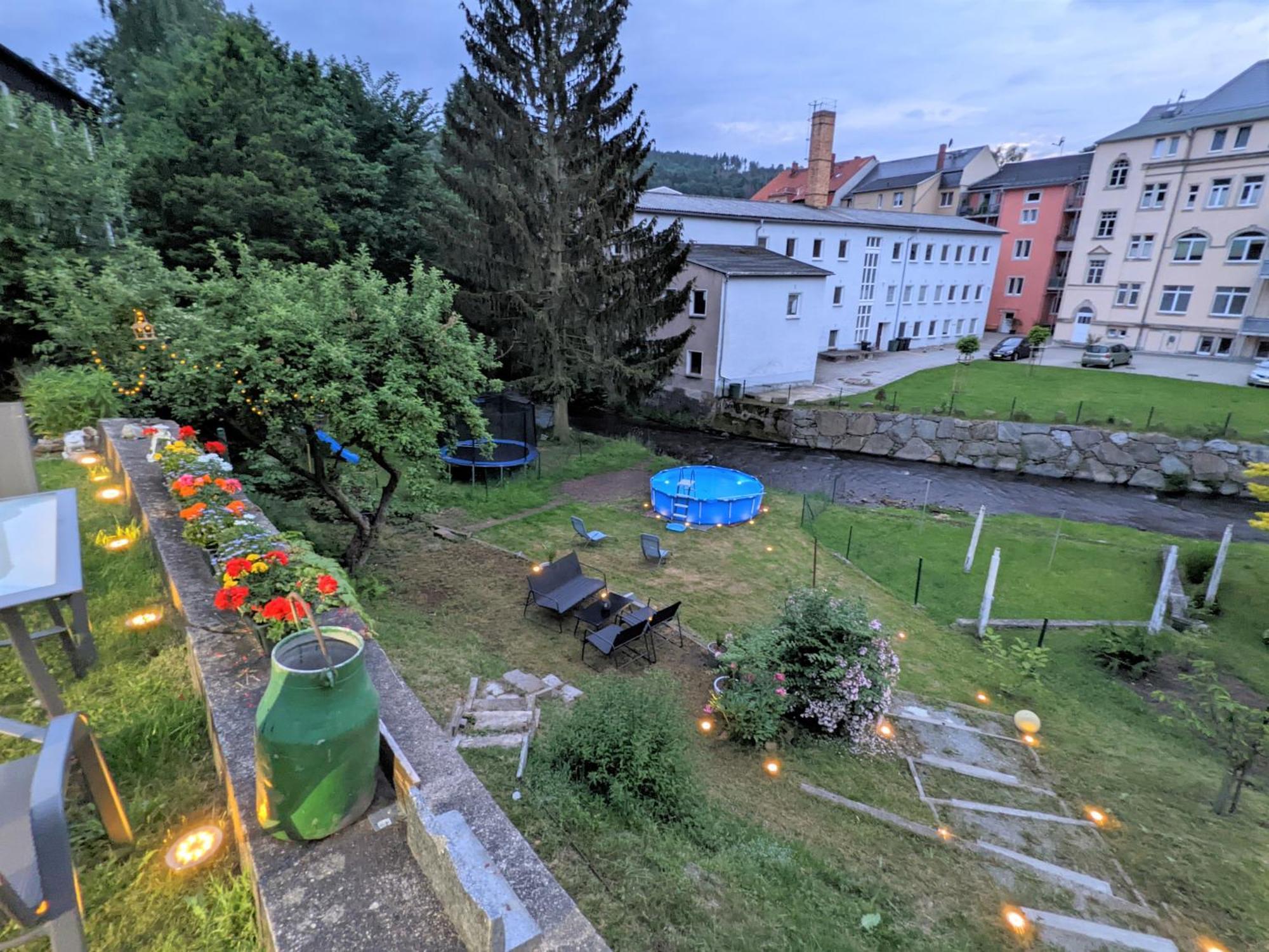 Hw3 - Urlaubsmagie - Helle, Grosse Wohnung Mit Pool Sebnitz Buitenkant foto