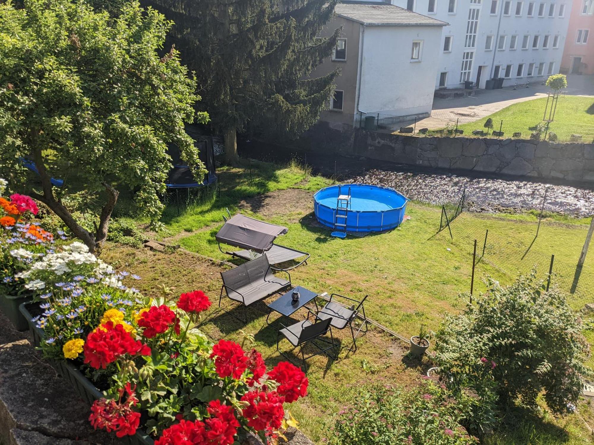 Hw3 - Urlaubsmagie - Helle, Grosse Wohnung Mit Pool Sebnitz Buitenkant foto