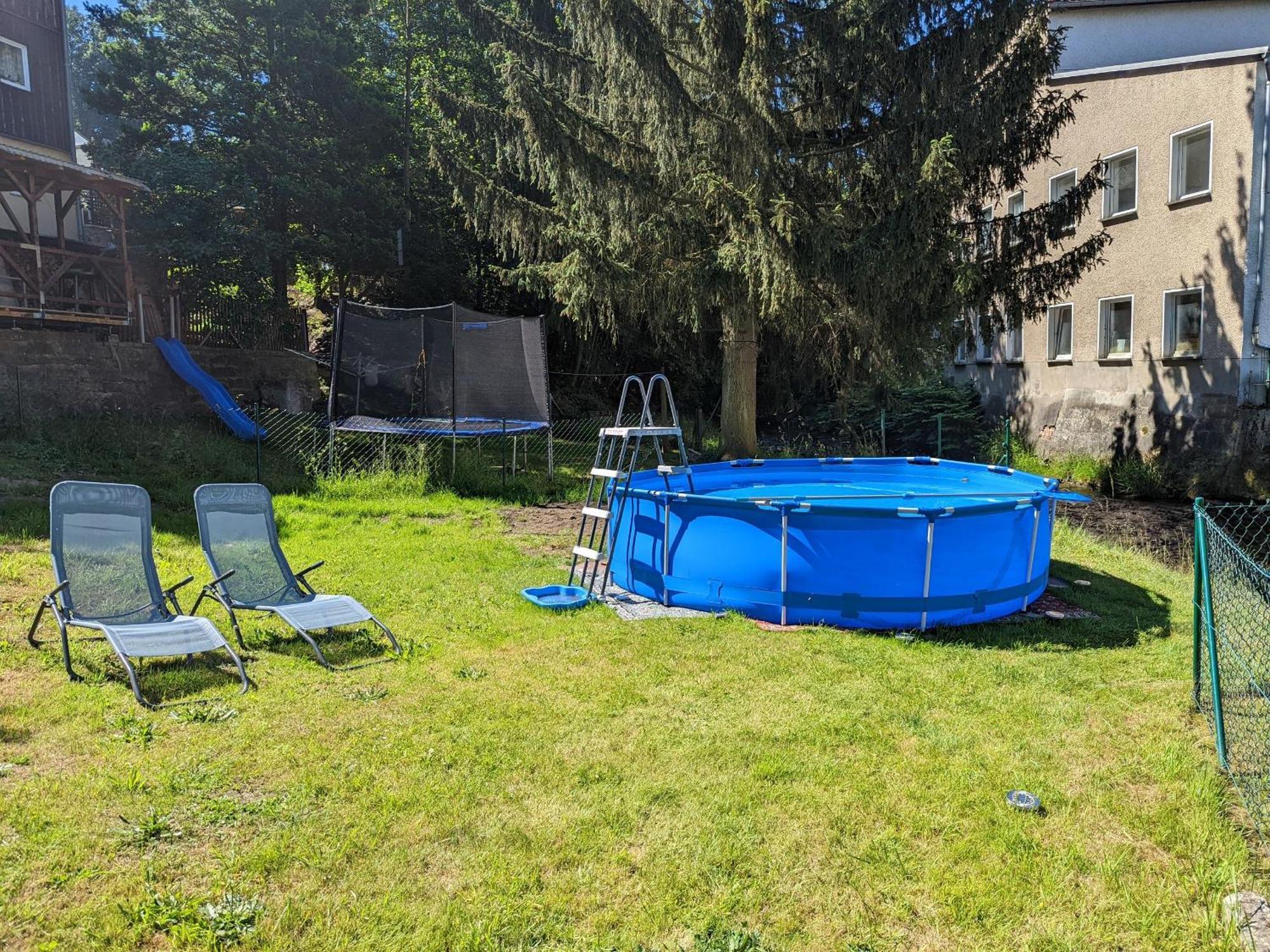 Hw3 - Urlaubsmagie - Helle, Grosse Wohnung Mit Pool Sebnitz Buitenkant foto
