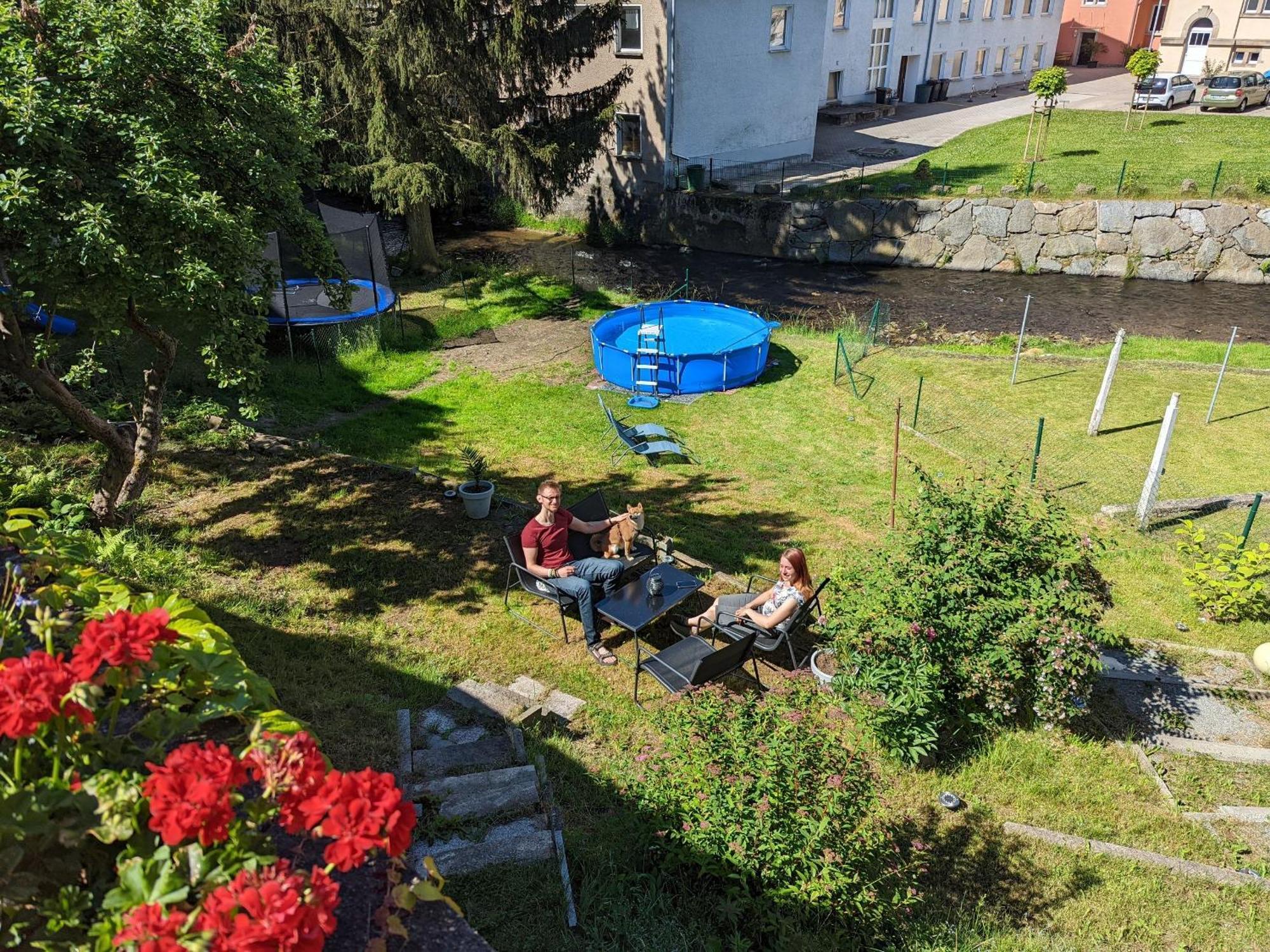 Hw3 - Urlaubsmagie - Helle, Grosse Wohnung Mit Pool Sebnitz Buitenkant foto