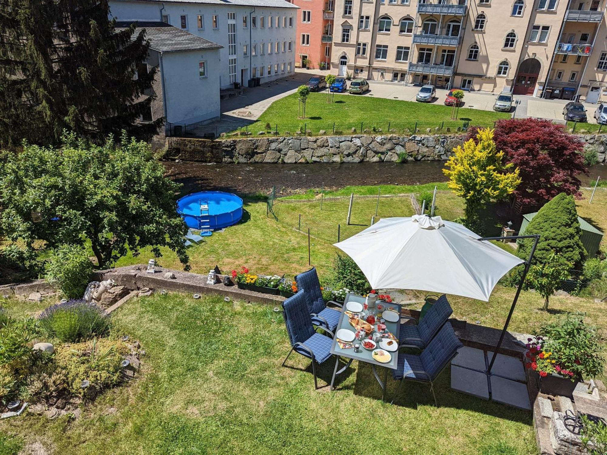 Hw3 - Urlaubsmagie - Helle, Grosse Wohnung Mit Pool Sebnitz Buitenkant foto