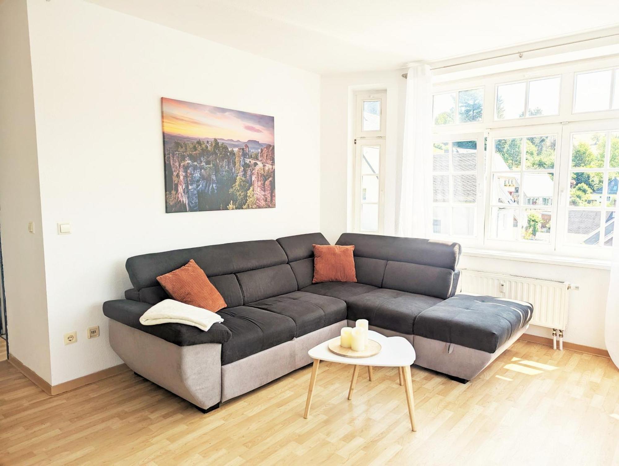 Hw3 - Urlaubsmagie - Helle, Grosse Wohnung Mit Pool Sebnitz Buitenkant foto