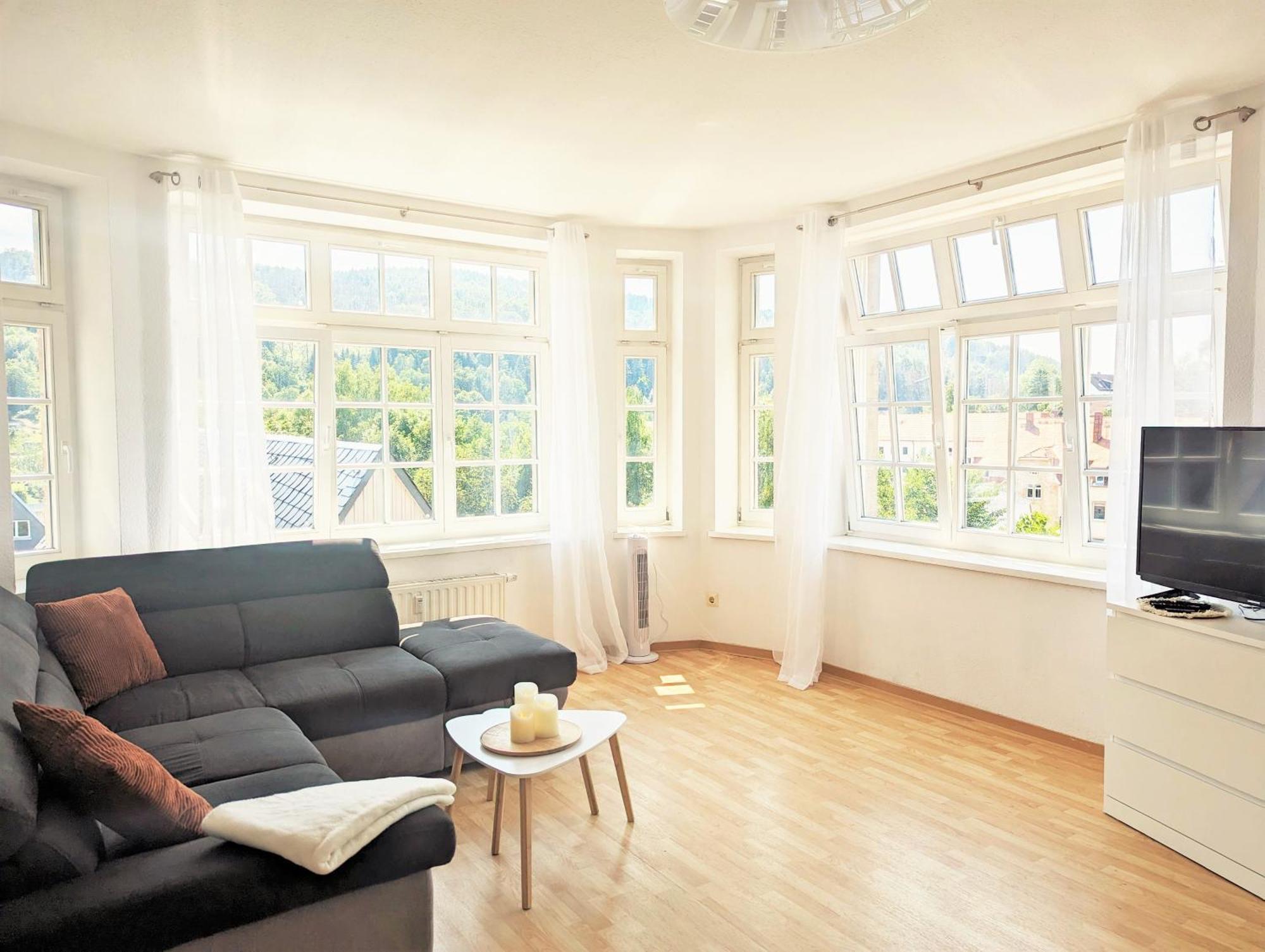 Hw3 - Urlaubsmagie - Helle, Grosse Wohnung Mit Pool Sebnitz Buitenkant foto