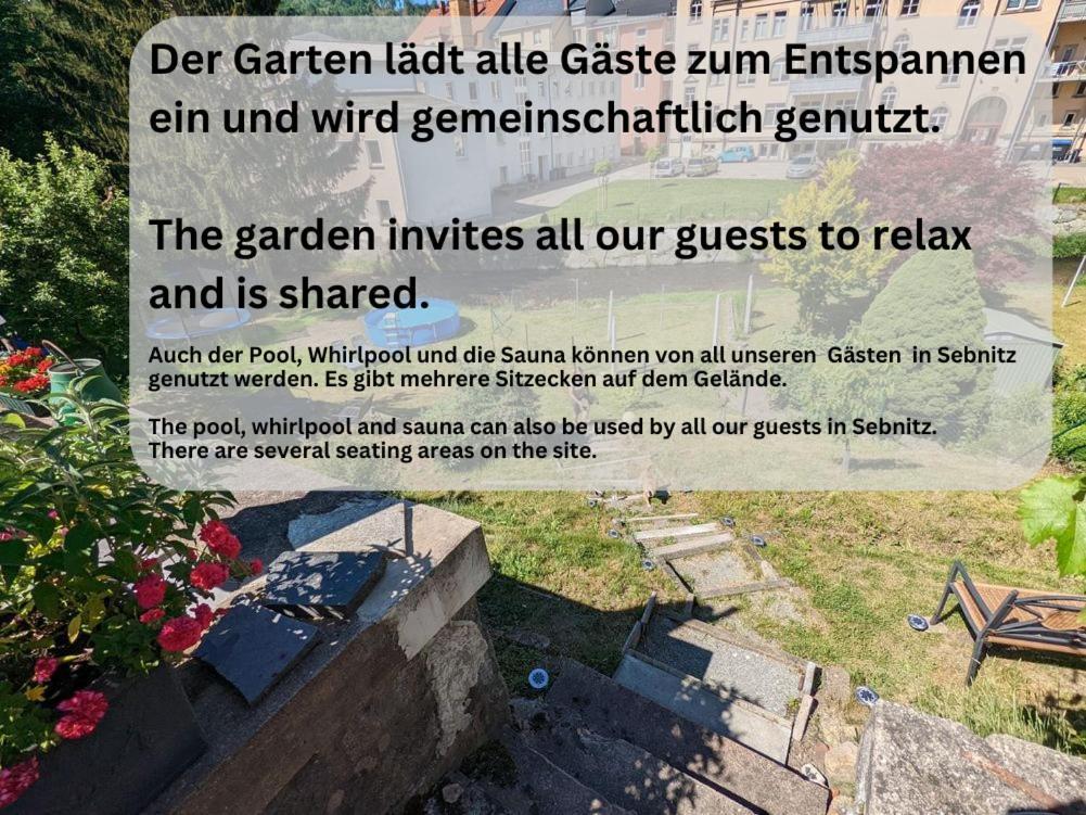 Hw3 - Urlaubsmagie - Helle, Grosse Wohnung Mit Pool Sebnitz Buitenkant foto